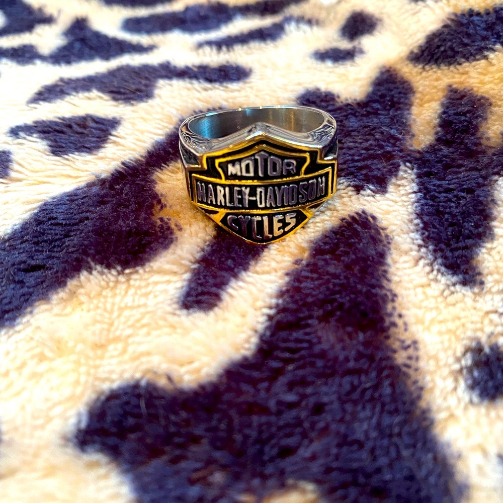Mens Harley Davidson Ring